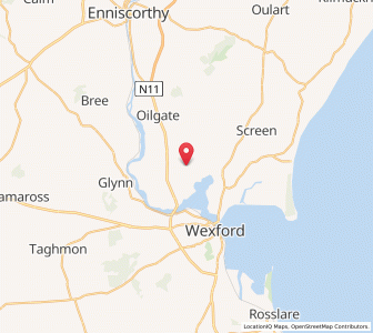 Map of Crossabeg, LeinsterLeinster