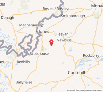 Map of Crossbane, UlsterUlster