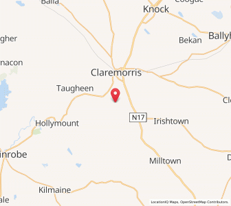Map of Crossboyne, ConnaughtConnaught