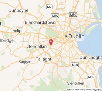 Map of Crumlin, LeinsterLeinster