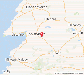 Map of Cullenagh, MunsterMunster