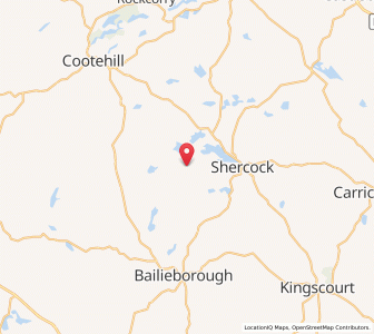 Map of Cullies Cross Roads, UlsterUlster