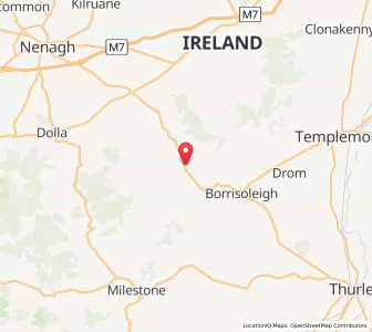 Map of Currabaha Cross, MunsterMunster