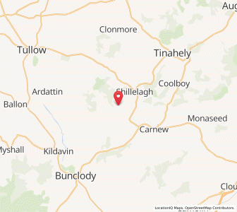 Map of Curragh, LeinsterLeinster