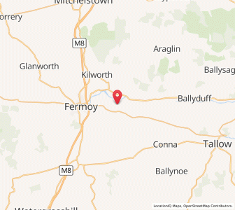 Map of Curragh, MunsterMunster