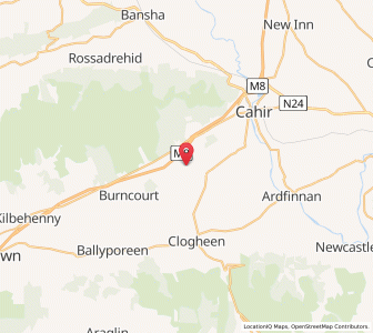 Map of Curraghmore Bridge, MunsterMunster