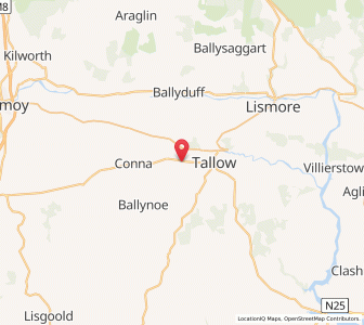 Map of Curraglass, MunsterMunster