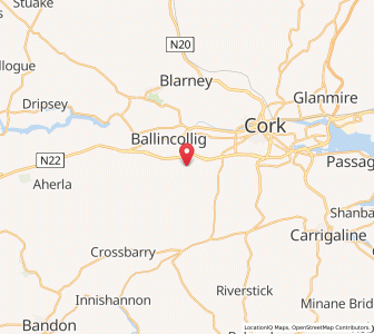 Map of Curraheen, MunsterMunster