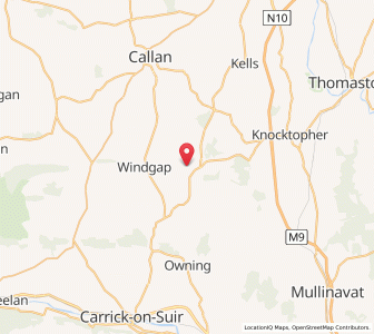 Map of Currahill, LeinsterLeinster