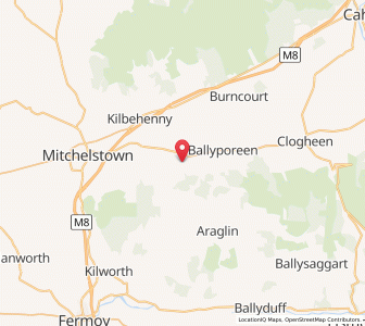 Map of Curraleigh, MunsterMunster