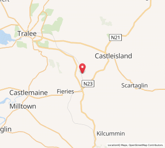 Map of Curranes, MunsterMunster