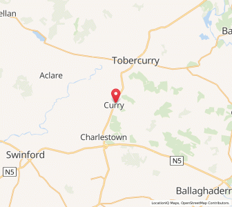 Map of Curry, ConnaughtConnaught