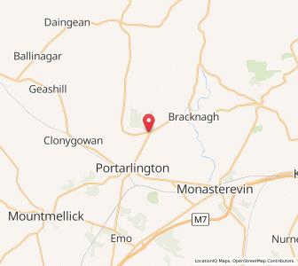 Map of Cushina, LeinsterLeinster