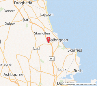 Map of Dallyhaysy, LeinsterLeinster