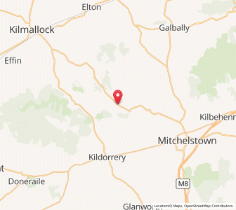 Map of Darragh Bridge, MunsterMunster