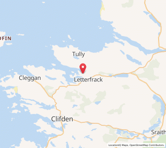 Map of Dawros, ConnaughtConnaught