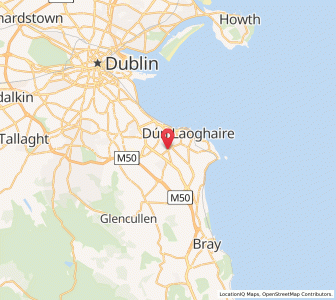 Map of Deansgrange, LeinsterLeinster