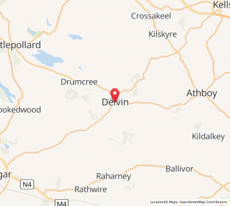Map of Delvin, LeinsterLeinster