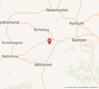 Map of Dernagree, MunsterMunster