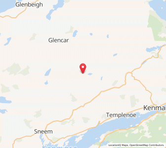 Map of Derreeny, MunsterMunster