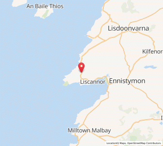 Map of Derren, MunsterMunster