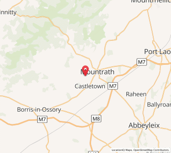 Map of Derrycanton, LeinsterLeinster