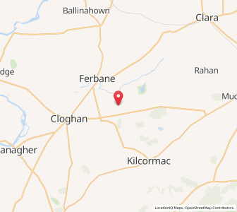 Map of Derrycarney, LeinsterLeinster