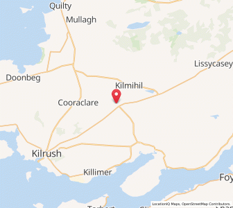 Map of Derrycrossaun Bridge, MunsterMunster