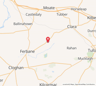 Map of Derrynagun, LeinsterLeinster