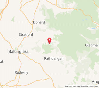 Map of Derrynamuck, LeinsterLeinster