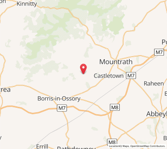 Map of Derrynase Bridge, LeinsterLeinster