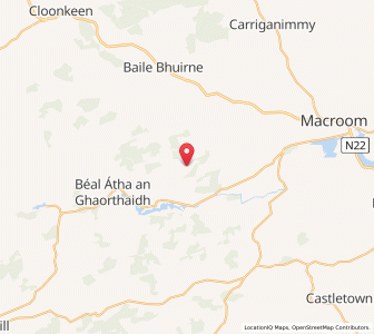 Map of Derryvane, MunsterMunster