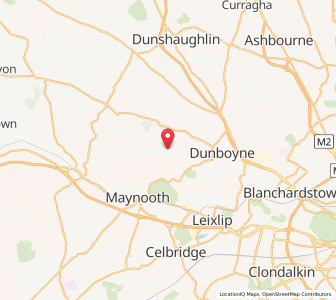 Map of Dollys Grove, LeinsterLeinster