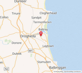 Map of Donacarney, LeinsterLeinster