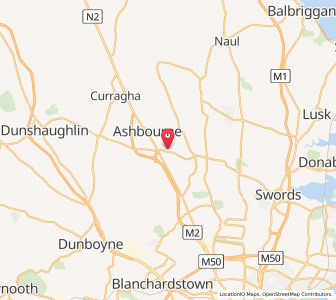 Map of Donaghmore, LeinsterLeinster