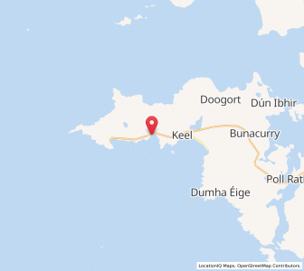 Map of Dooagh, ConnaughtConnaught