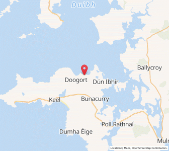 Map of Doogort, ConnaughtConnaught