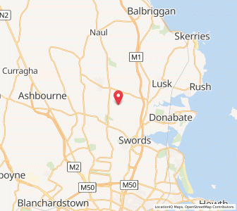 Map of Dooroge, Leinster