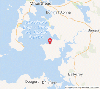 Map of Dooyork, ConnaughtConnaught