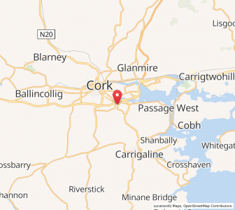Map of Douglas, MunsterMunster