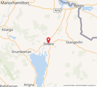 Map of Dowra, UlsterUlster