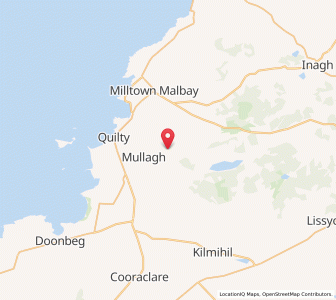 Map of Drehidnaraga Bridge, MunsterMunster