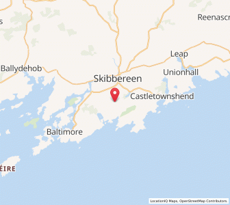 Map of Drishanebeg, MunsterMunster