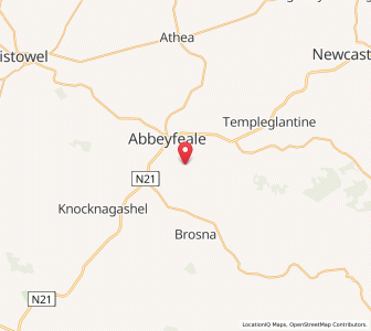 Map of Dromtrasna, MunsterMunster