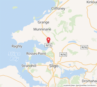 Map of Drumcliff, ConnaughtConnaught