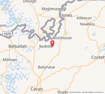 Map of Drumcor, UlsterUlster