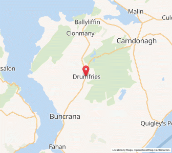 Map of Drumfree, UlsterUlster