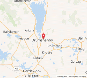 Map of Drumshanbo, ConnaughtConnaught