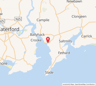 Map of Duncannon, LeinsterLeinster