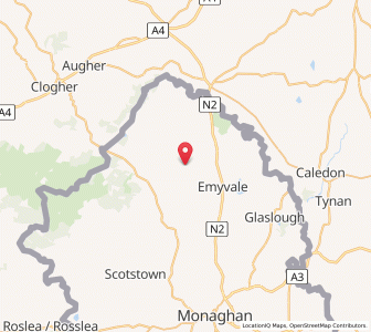 Map of Dundian Cross Roads, UlsterUlster